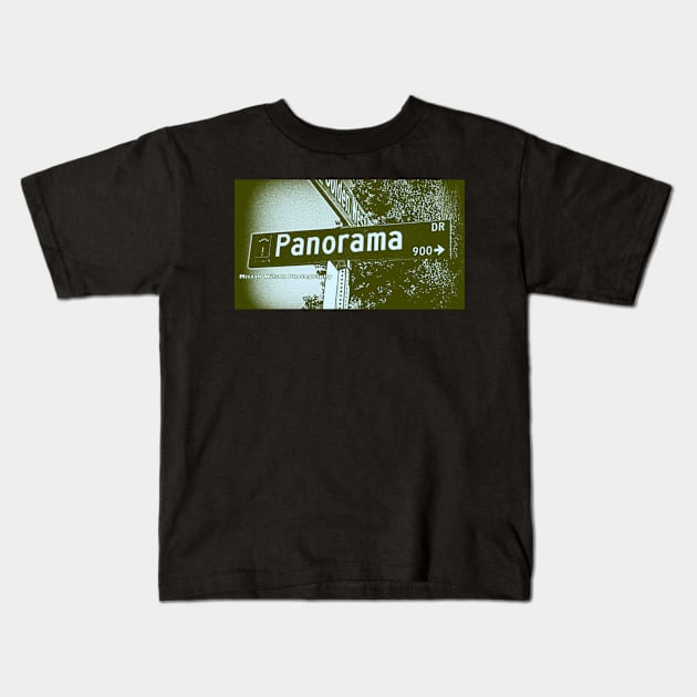 Panorama Drive, Arcadia, CA by MWP Kids T-Shirt by MistahWilson